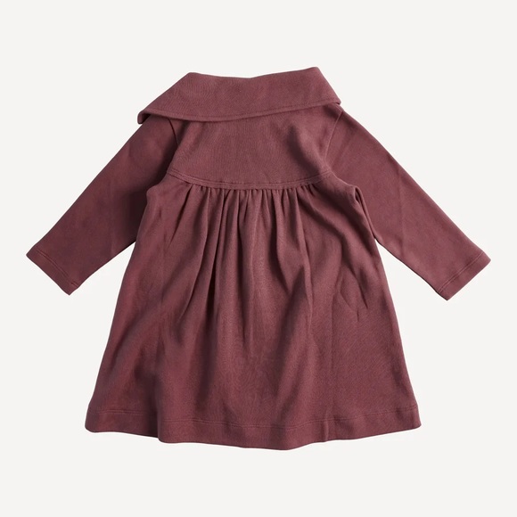 NWT Kate Quinn sangria long sleeve lounge dress size 6-12 months - Picture 3 of 9